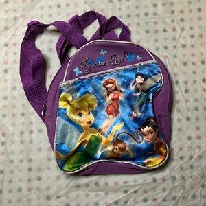 Disney Tinker Bell and Friends Purple mini Backpack